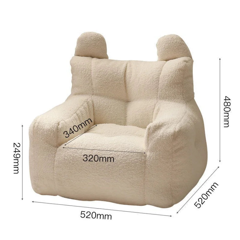 K-STAR Cute and Lazy Sofa Mini Casual Seat Cartoon Children'S Sofa Reading Men and Women Simple Sofa Baby Sofa 2024 Dropshopping