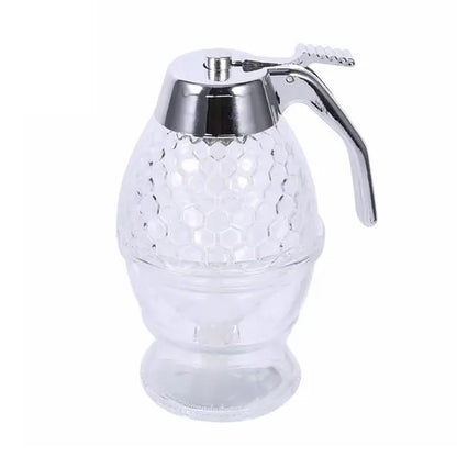 Acrylic Honey Dispenser Honey Drain Container Pot Anti-Drip Beehoney Jar Bee Drip Kettle Cup Kitchen Honey Storage Accessories