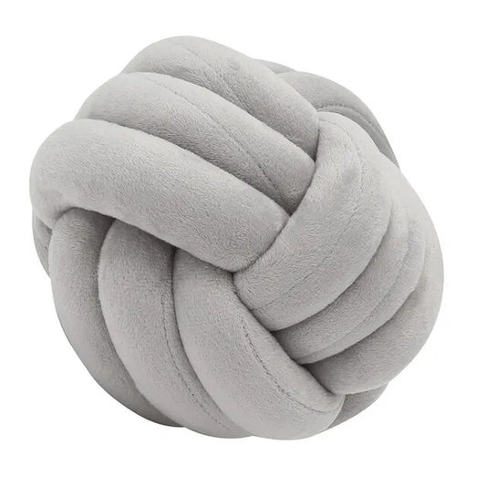 Warm Nordic Style round Pillow Cushion Velvet Knotted Cushion Solid Baby Rest Sleep Dolls Stuffed Kid Adult Bedroom Decor