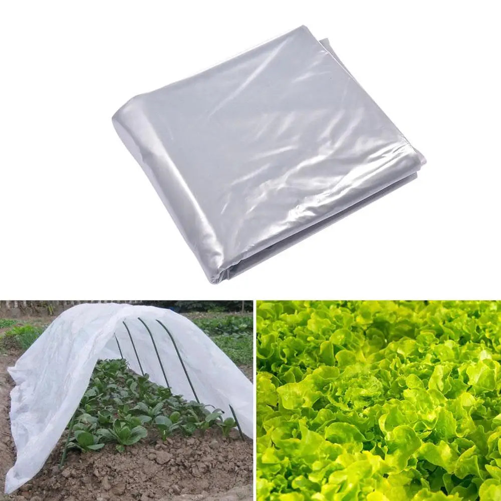 Garden Greenhouse Vegetable Fruit Plants Care Cover Metal Frame Protector Roof Panels Foil Hothouse Pest Control Net Green House