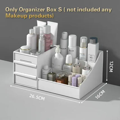 Makeup Organizer Cosmetic Large Capacity Cosmetic Storage Box Desktop Jewelry Organizer Nail Polish Makeup Drawer Container