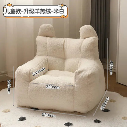 K-STAR Cute and Lazy Sofa Mini Casual Seat Cartoon Children'S Sofa Reading Men and Women Simple Sofa Baby Sofa 2024 Dropshopping